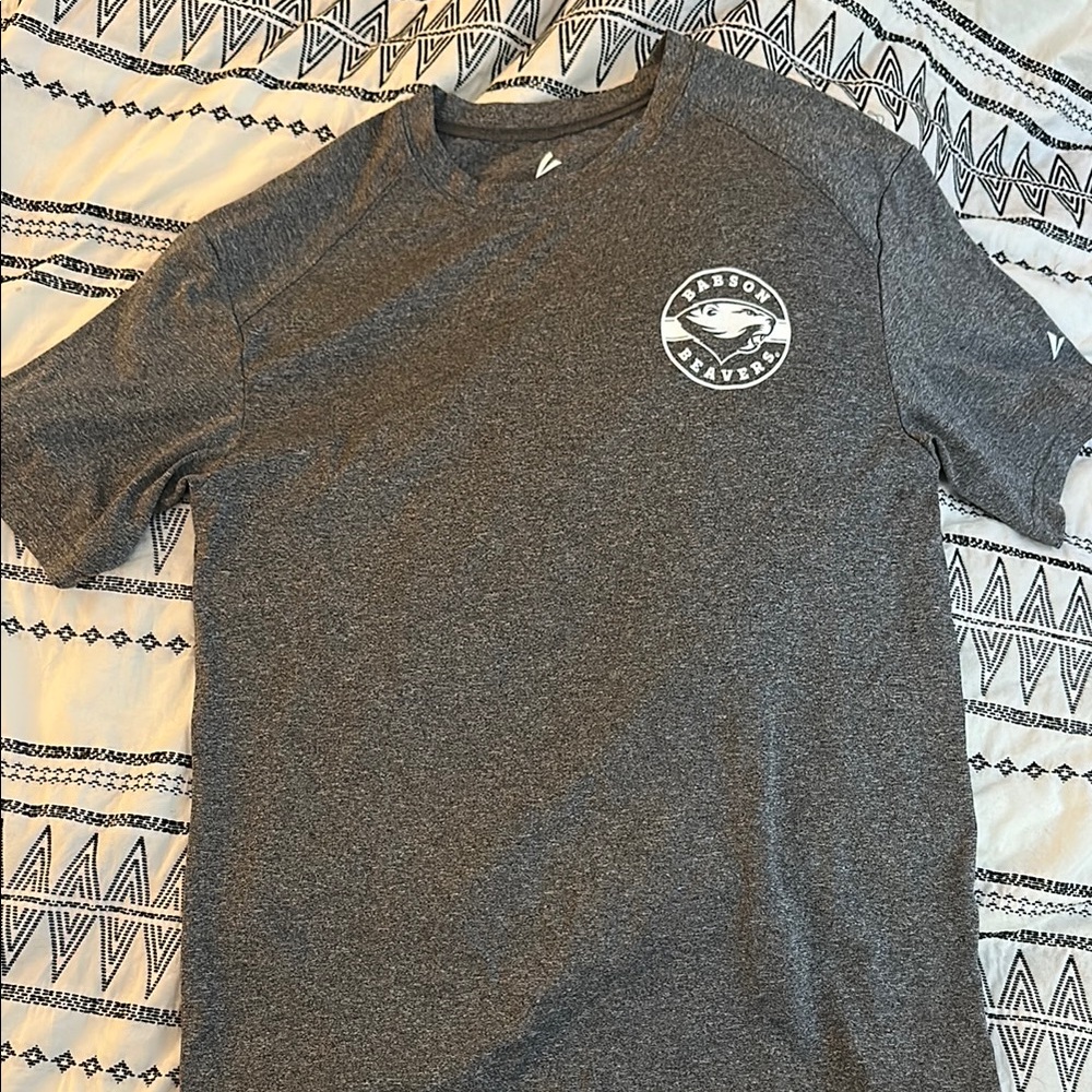 Babson College Short Sleeve Gray Tee